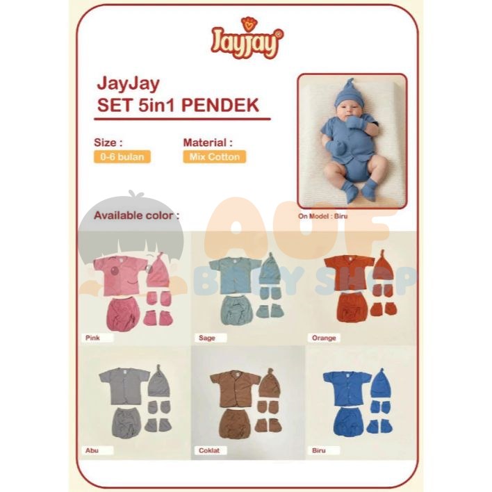 Jayjay Set 5in1 Pendek