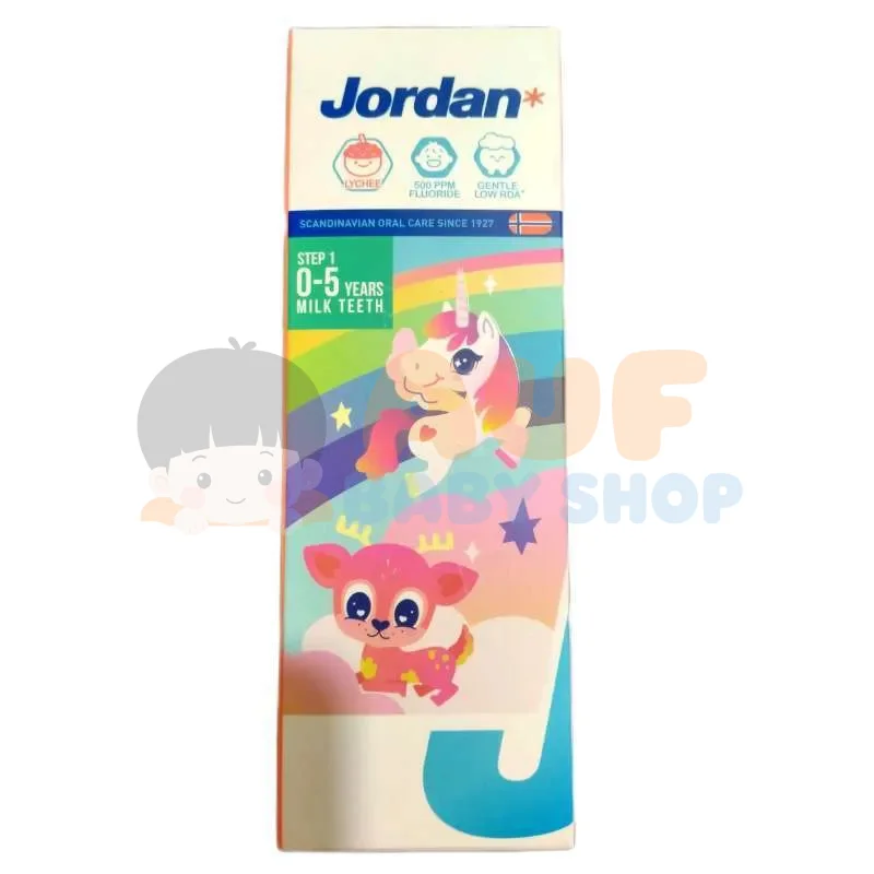 JORDAN KIDS TOOTHPASTE STEP 1 LYCHEE 75G