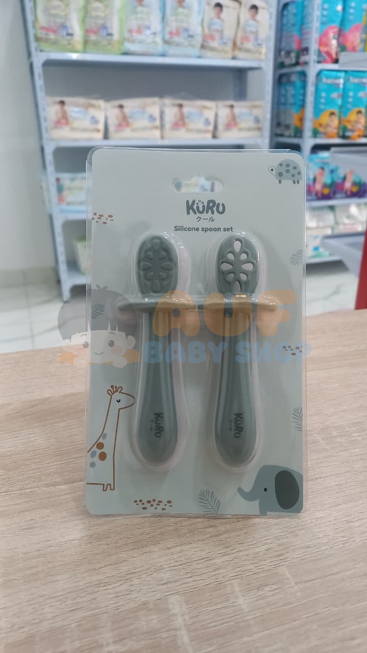 Kuru Training Spoon 2 Step Green