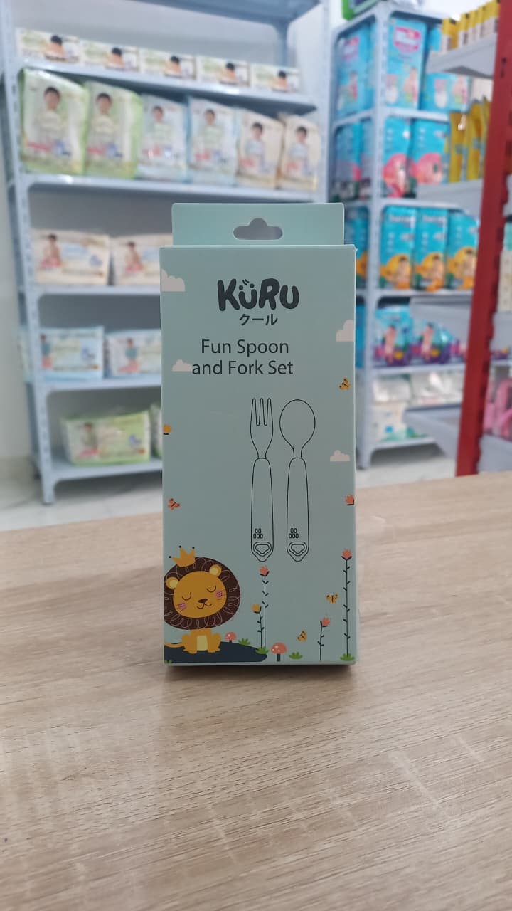Kuru Stainless Spoon Fork Cream