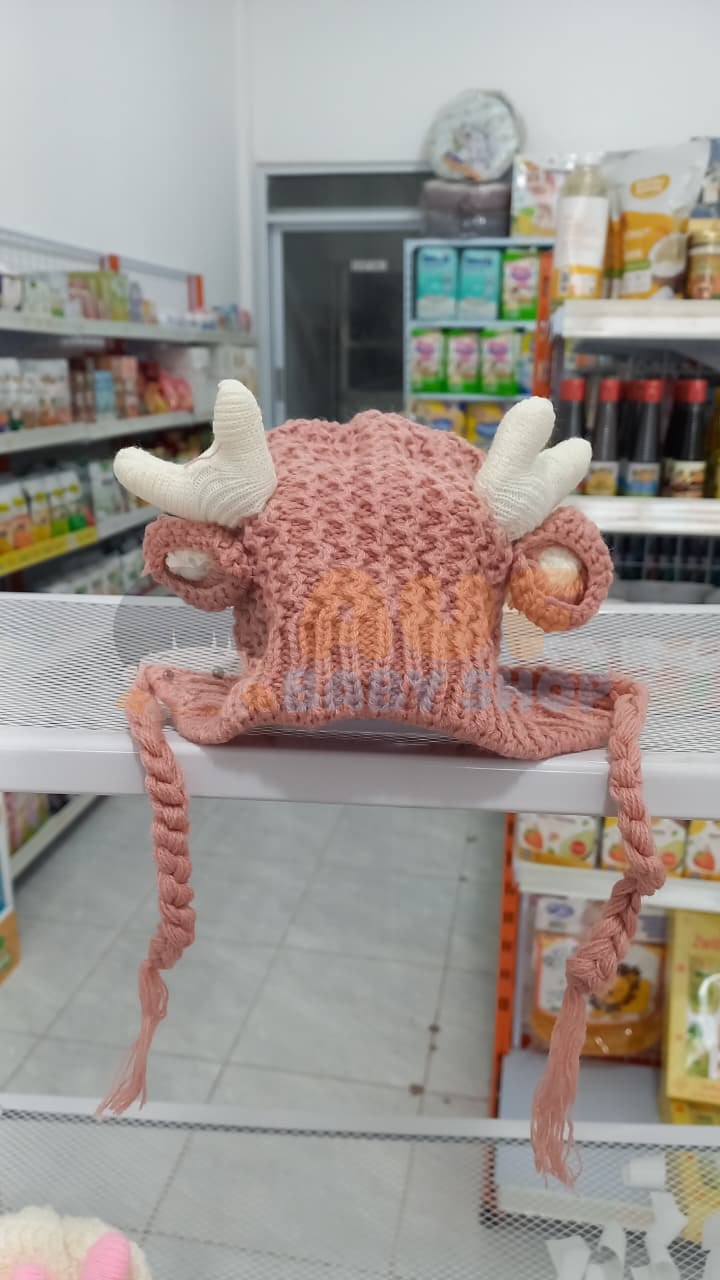 Kupluk Rusa Pink Dusty