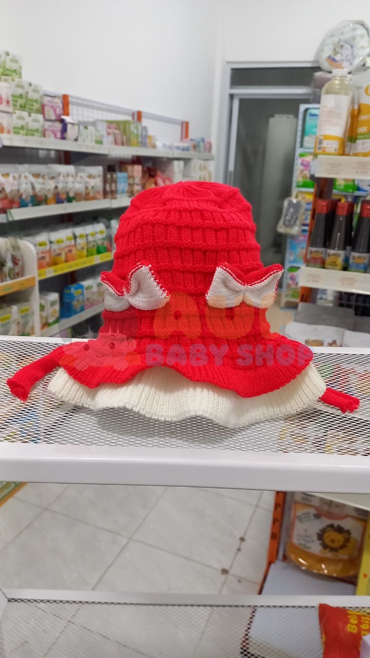 Kupluk Kittie Merah
