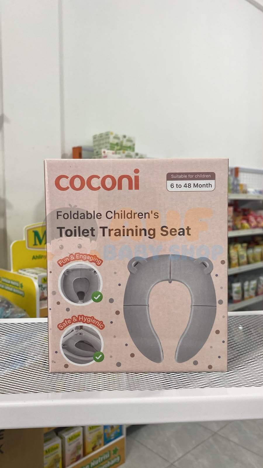 Coconi Foldable Children's Toilet Traning Seat | Dudukan Toilet Lipat Anak | Foldable Toilet Seat Potty
