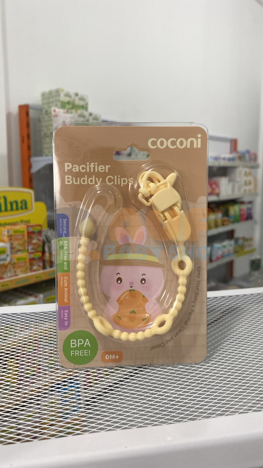 COCONI Pacifier Buddy Clips - Penjepit Empeng Teether Bayi Silicone