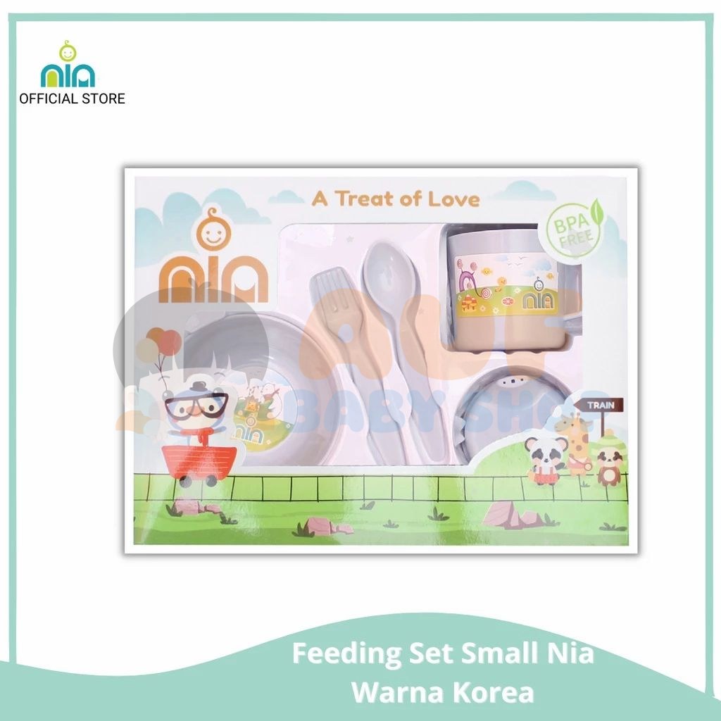 Nia Feeding Set S Abu-abu