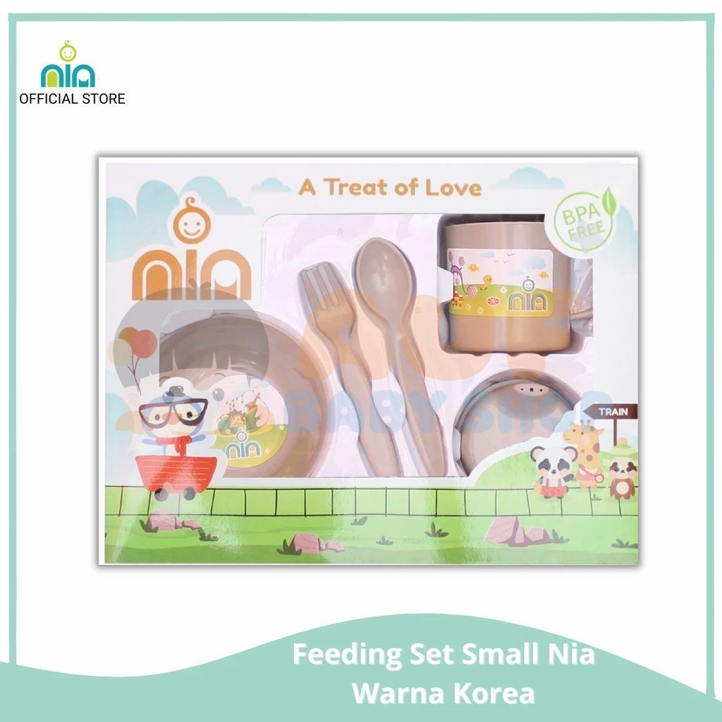 Nia Feeding Set S Coklat