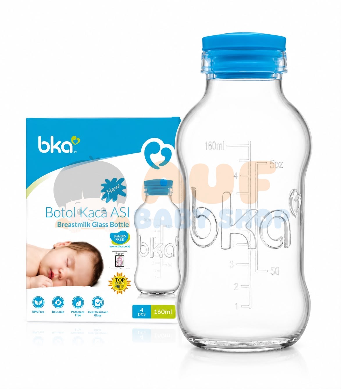 Botol Kaca ASI isi 4