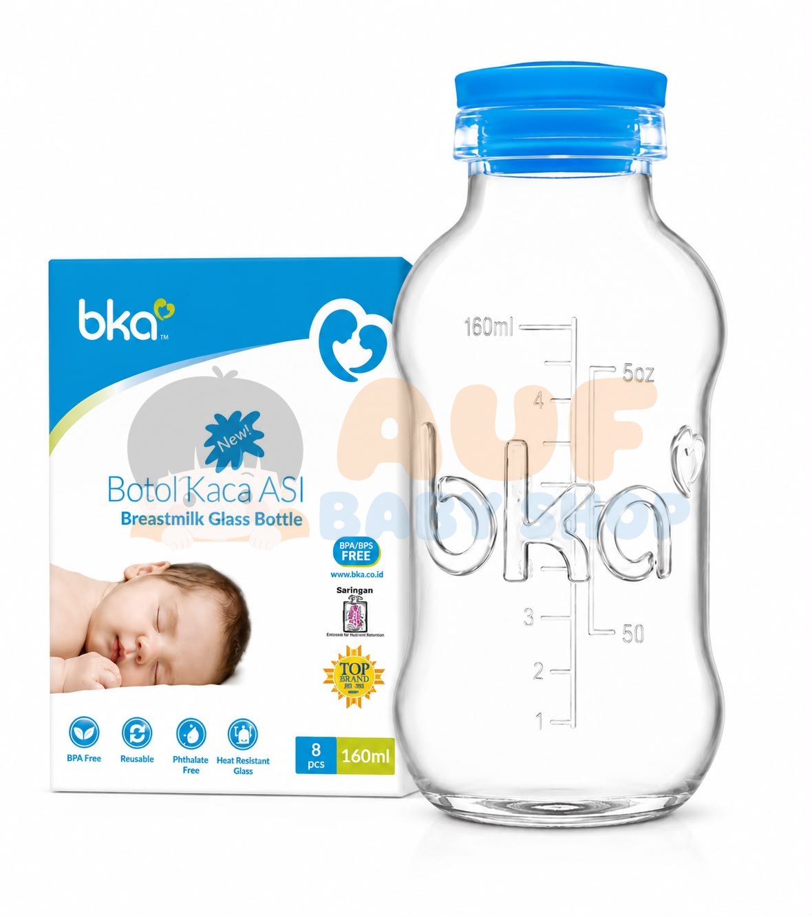 Botol Kaca ASI isi 8