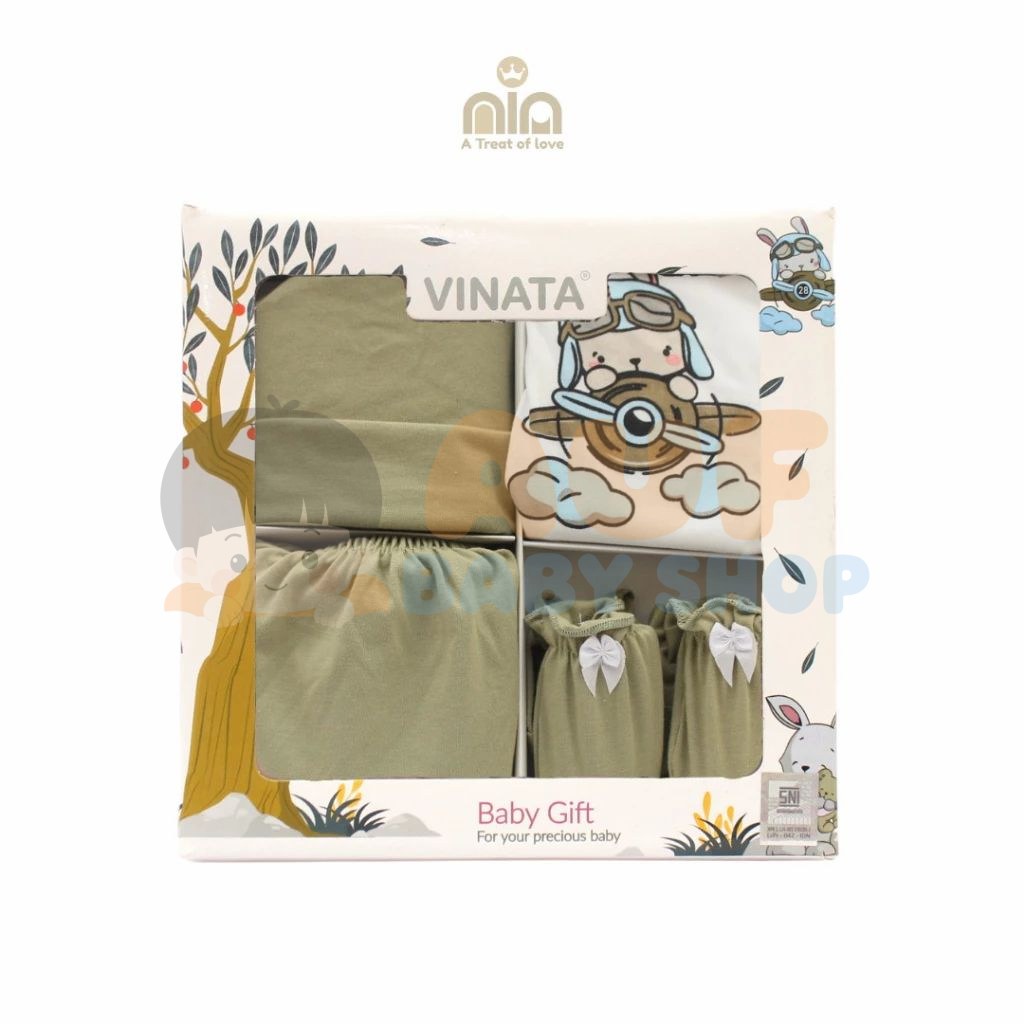 Vinata Baby Set 4 In 1 Hijau