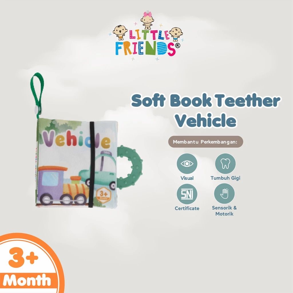 SOFT BOOK TEETHER VEHICLE