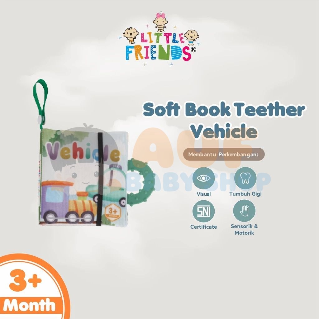 SOFT BOOK TEETHER VEHICLE