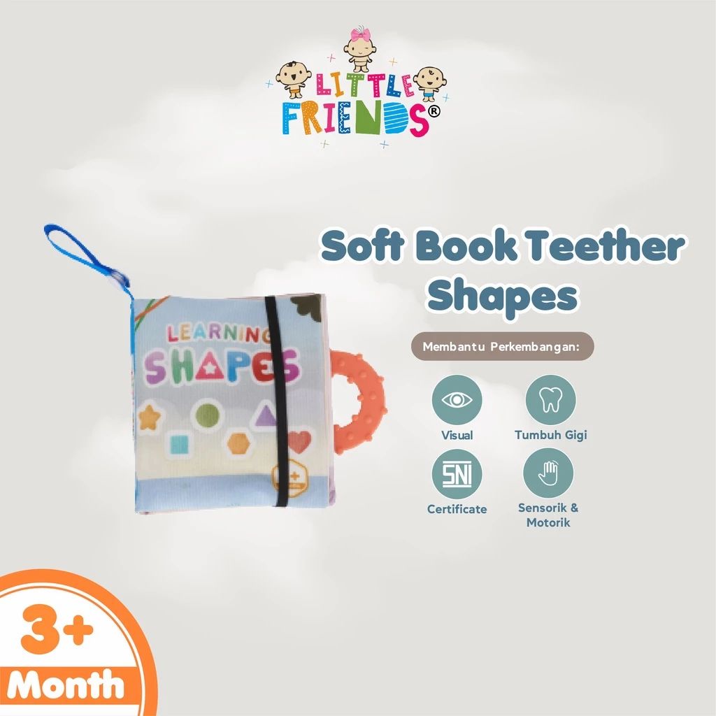 SOFT BOOK TEETHER SHAPES