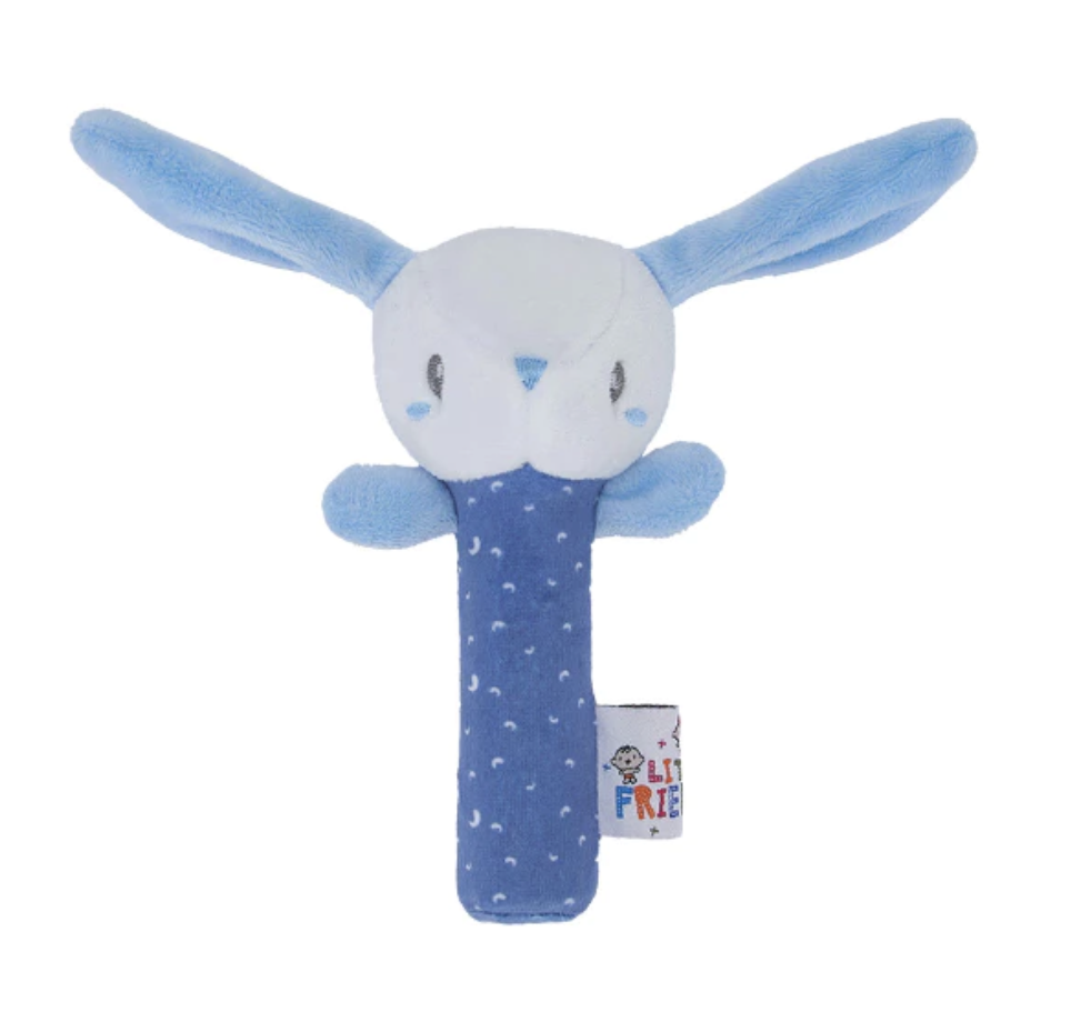 RATTLE RABBIT BLUE
