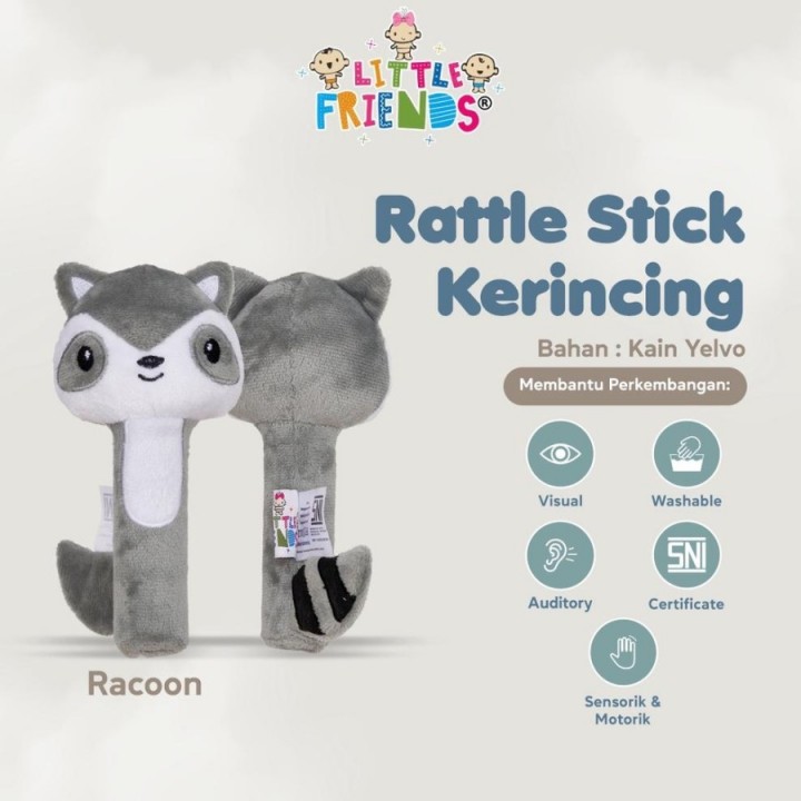RATTLE STICK RACCON KERINCING