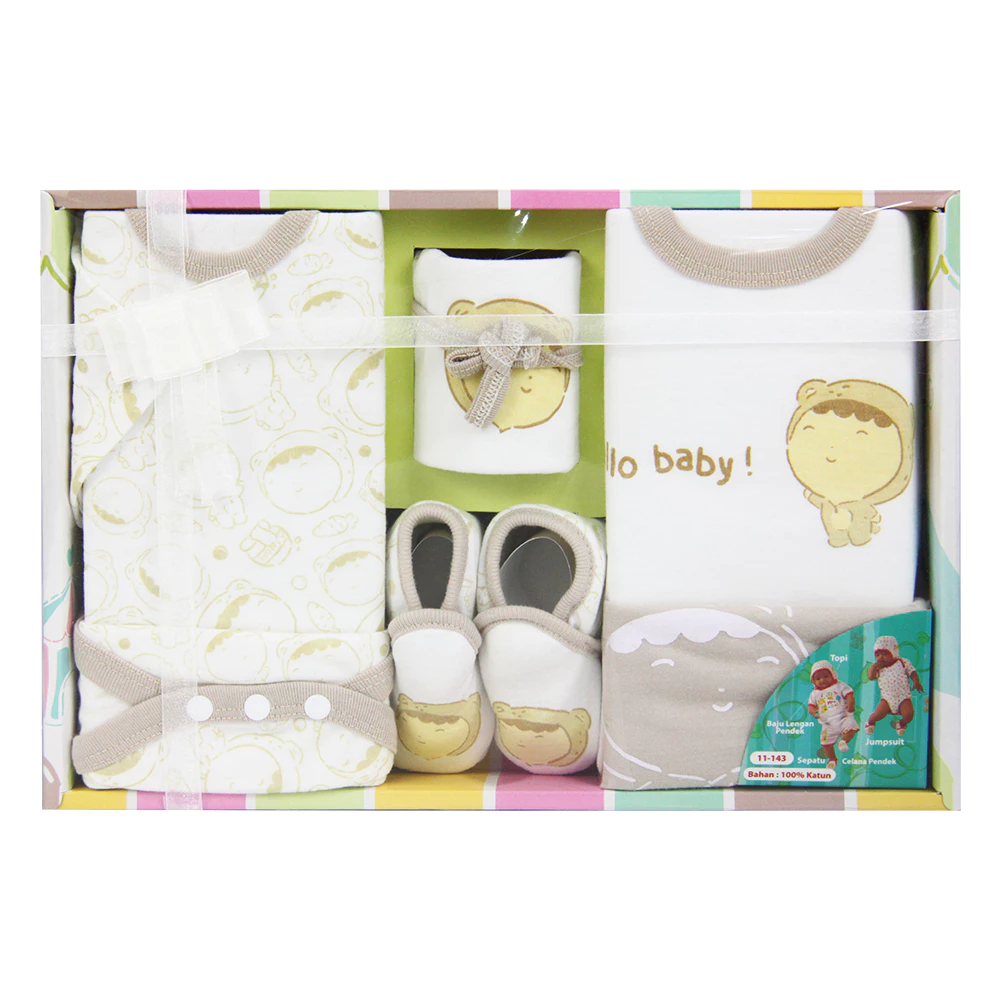 11143 GIFT SET LION SPACE (CREAM)