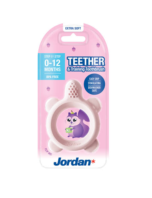 JORDAN STEP 0 TEETHER TRAINING TOOTHBRUSH