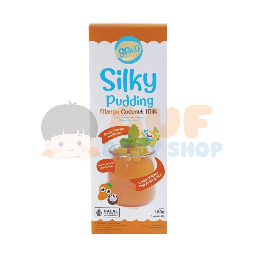 GROUU SILKY PUDDING MANGO COCONUT MILK