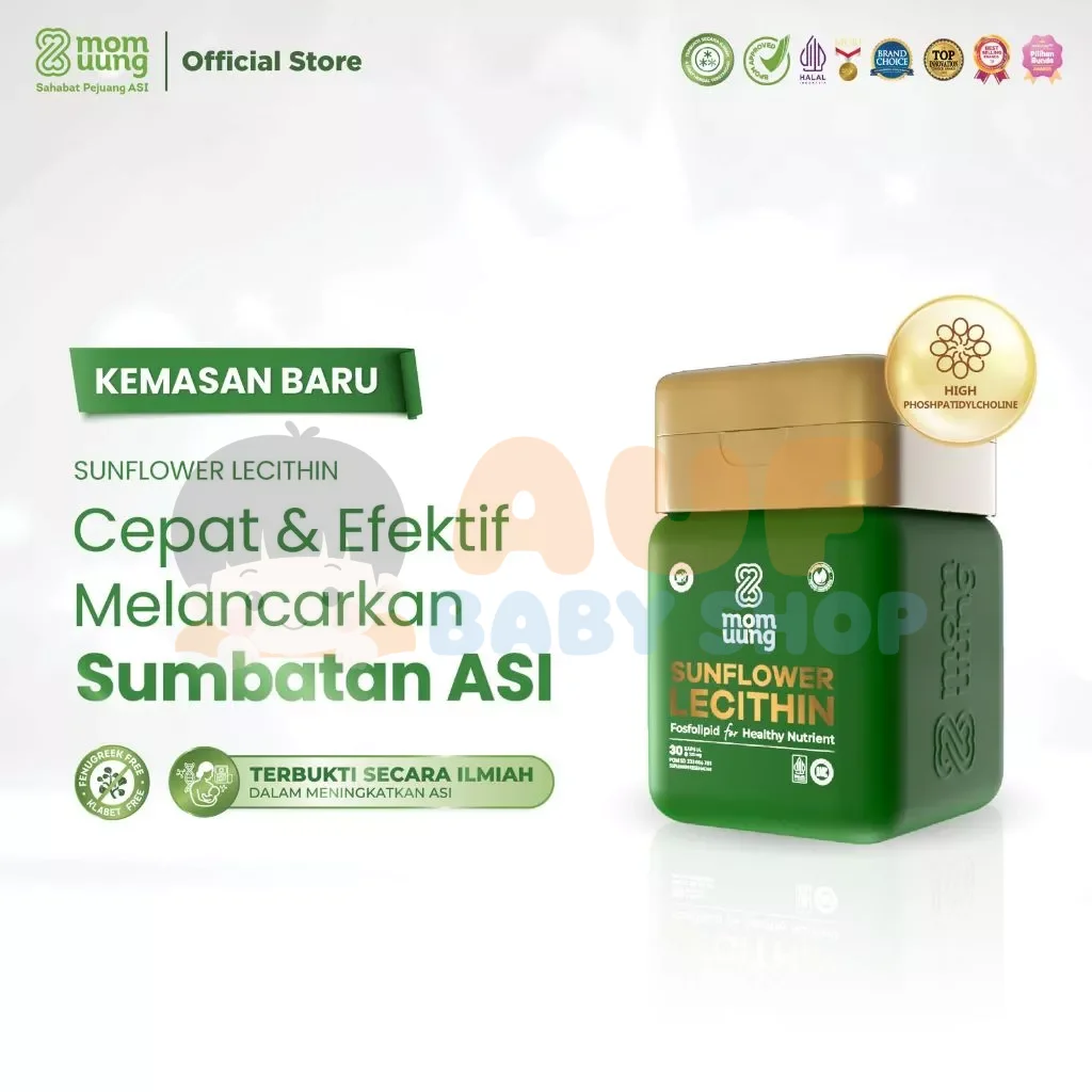 Mom Uung Sunflower Lecithin 30 Kapsul V2