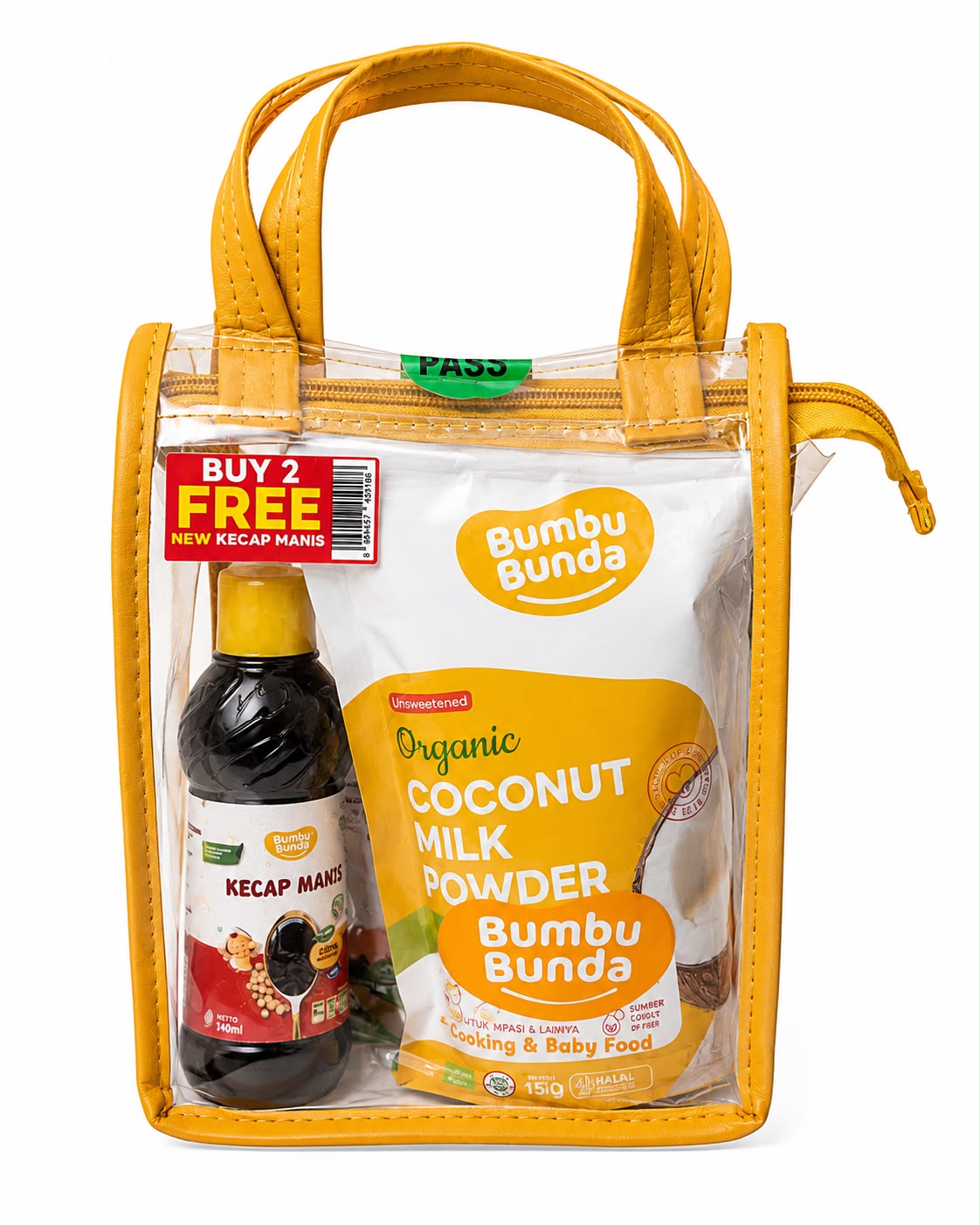 BUMBU BUNDA BUNDLING BB BOOSTER BEEF SALMON 200GR + COCONUT MILK POWDER FREE KECAP MANIS NEW + EXCLUSIVE TAS MIKA
