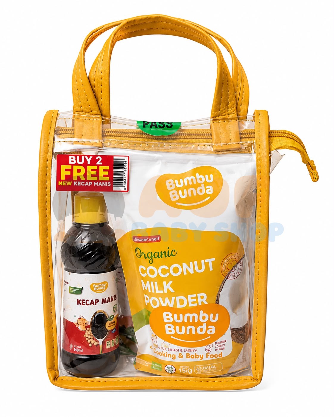 BUMBU BUNDA BUNDLING BB BOOSTER BEEF SALMON 200GR + COCONUT MILK POWDER FREE KECAP MANIS NEW + EXCLUSIVE TAS MIKA