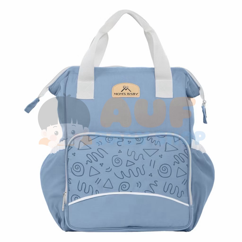 MOMS BABY T3098 - TAS BAYI RANSEL SPECTA SERIES BIRU