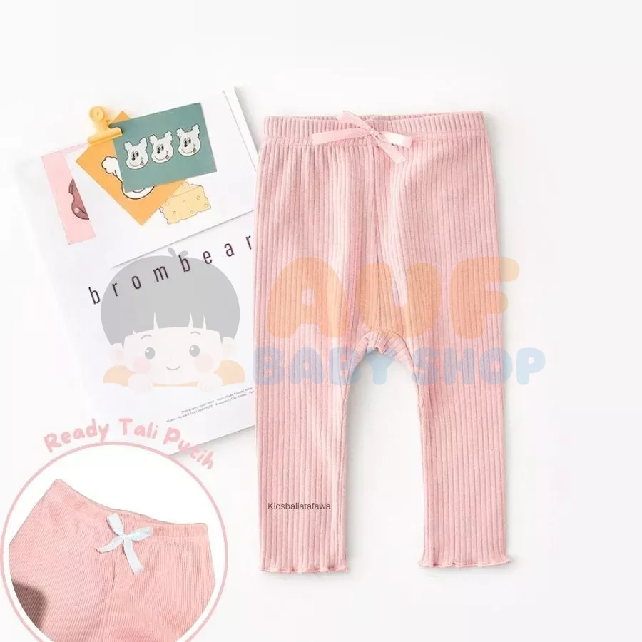 Legging Shin Bi XS 3-9 Bulan (Pink)