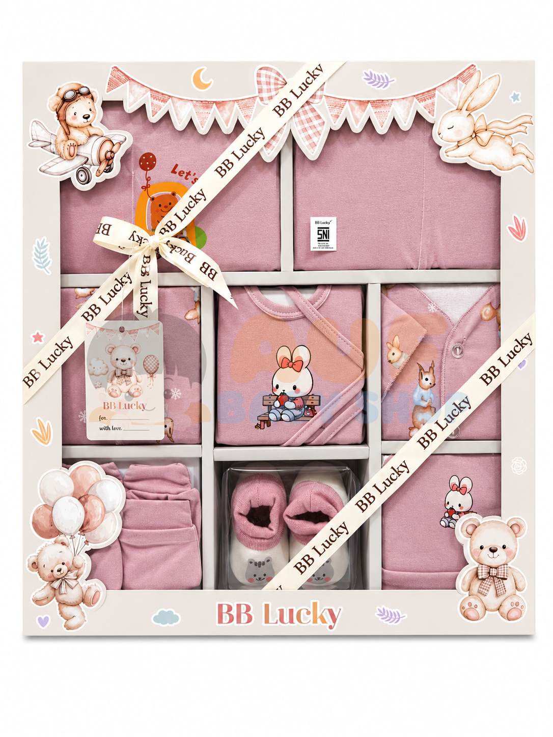 BB LUCKY BABY SET PRECIOUS PINK