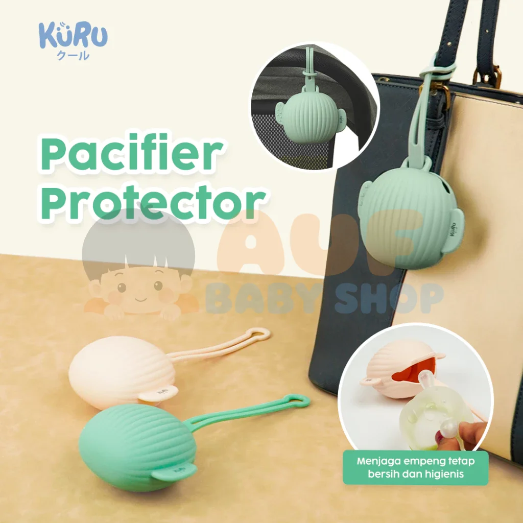 Kuru Baby Pacifier Protector - Green