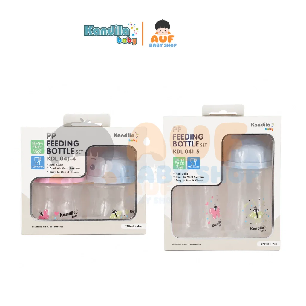 Kandila PP Feeding Bottle Set 270ml KDL041-5