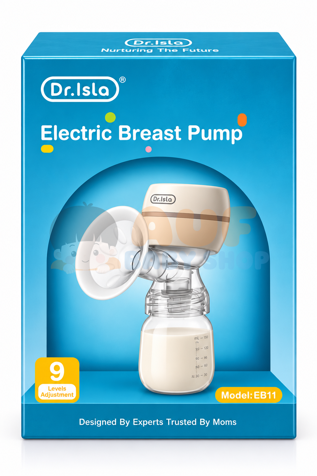 Dr isla Breast Pump Electric White - DEB11WT