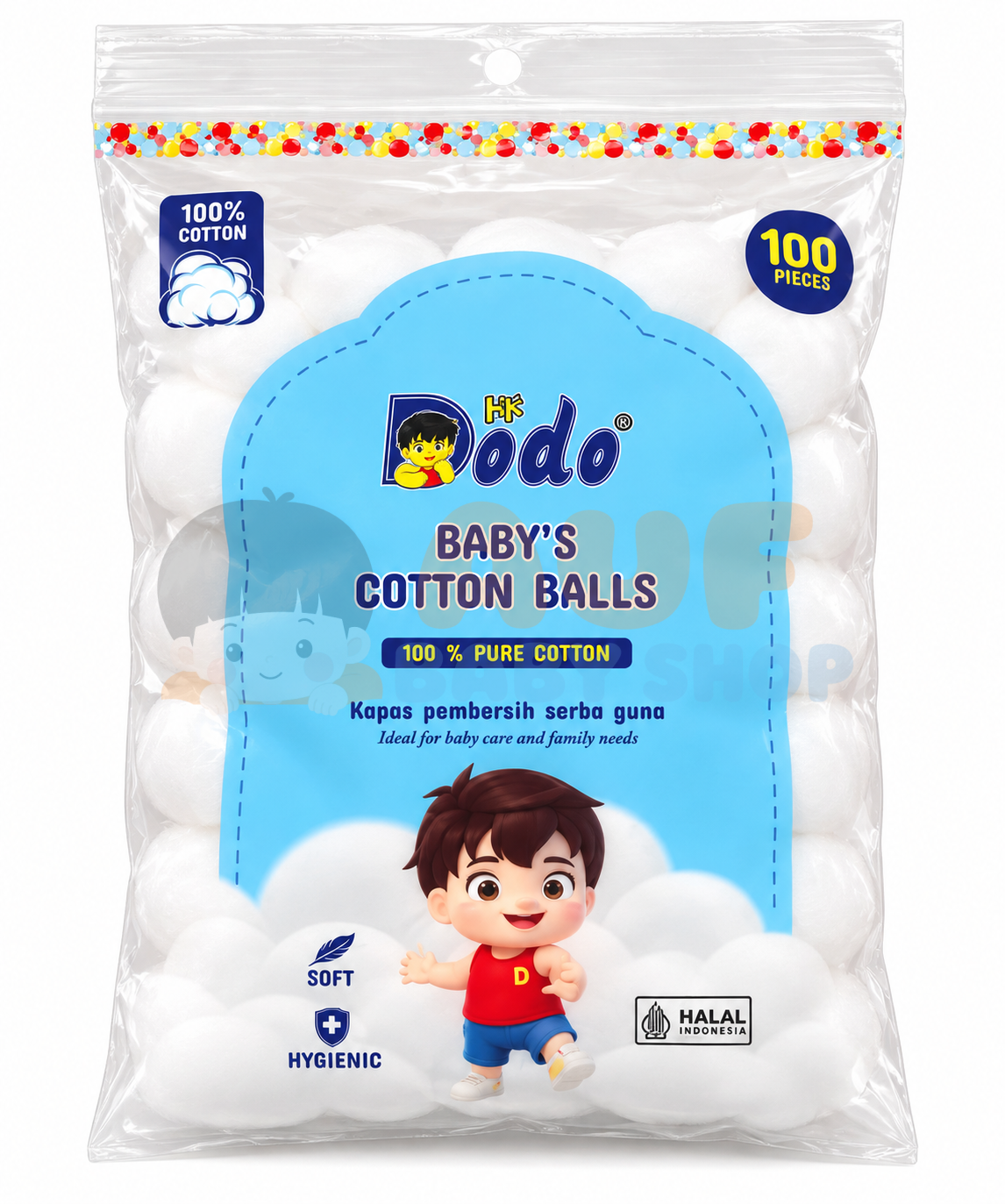 Dodo Cotton Ball 100 Pcs