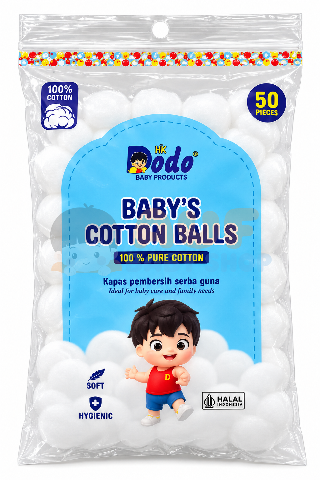 Dodo Cotton Ball 50 Pcs
