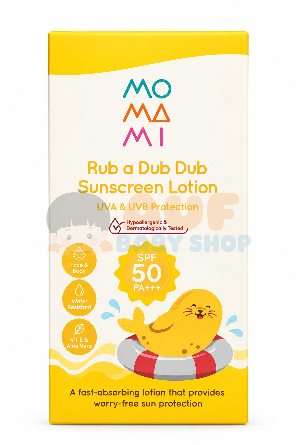Momami Rub A Dub Dub Sunscreen Lotion 50ml