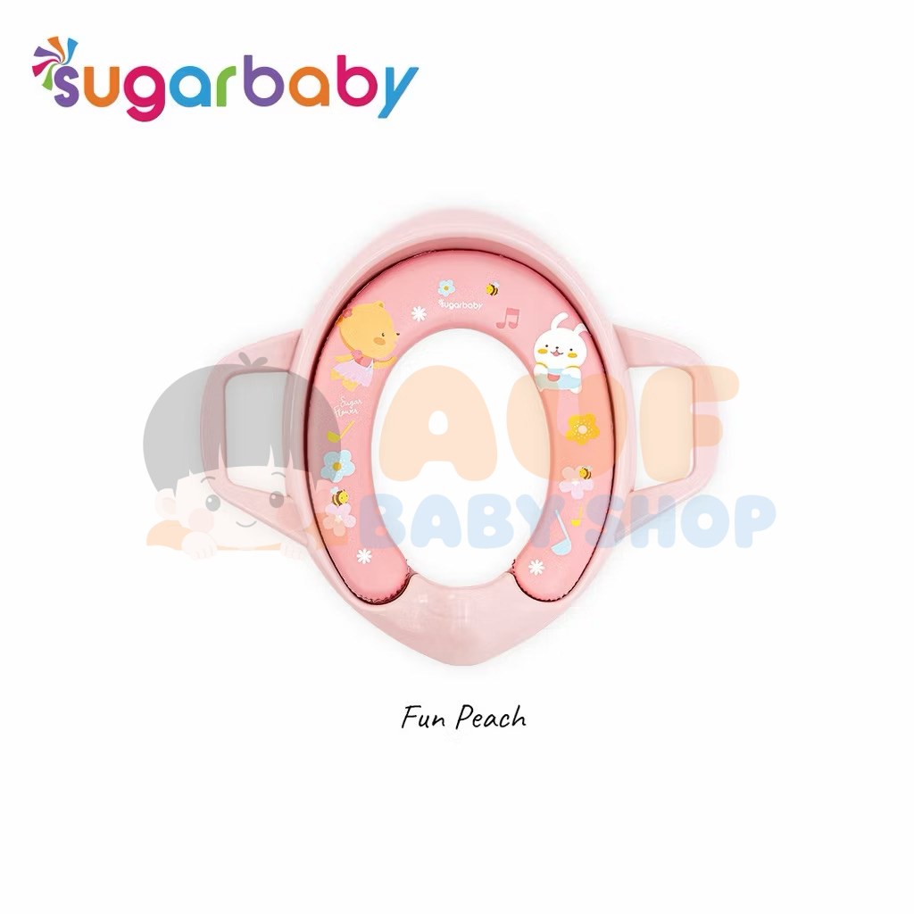 Sugarbaby Potty Seat With Handle - Fun Peach