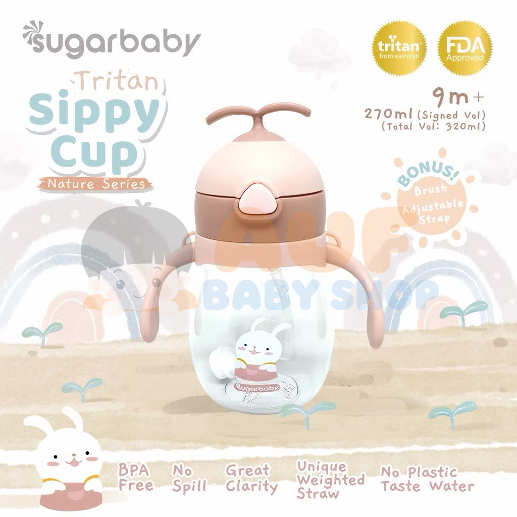 Sugarbaby Tritan Sippy Cup 320 ml - Rose