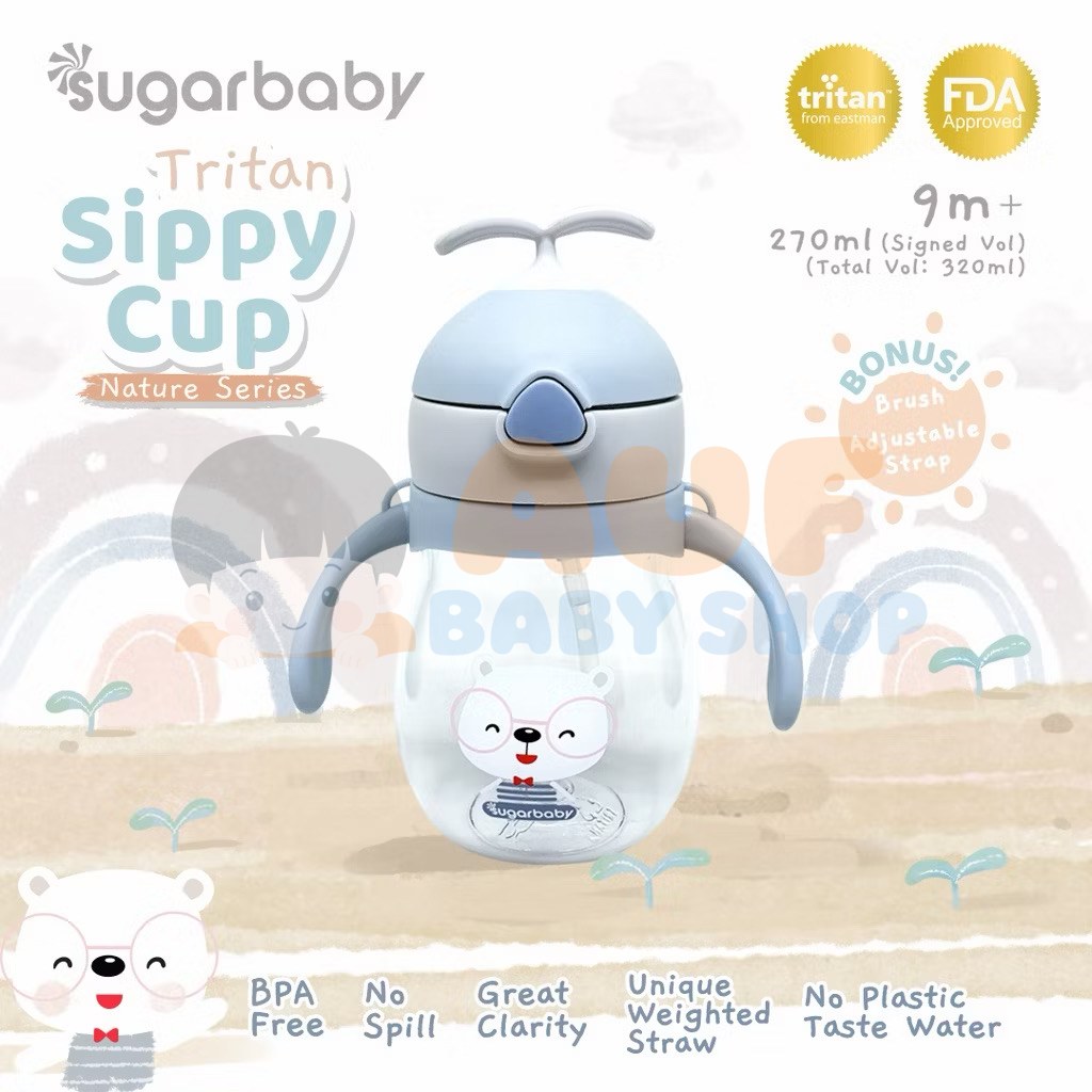 Sugarbaby Tritan Sippy Cup 320 ml - Cloud