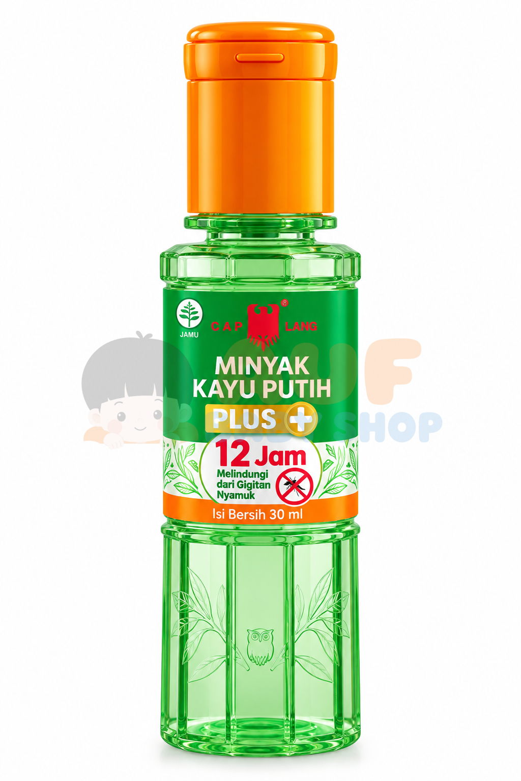 Minyak Kayu Putih Plus - Anti Nyamuk 12 Jam (30ml) (Caplang)