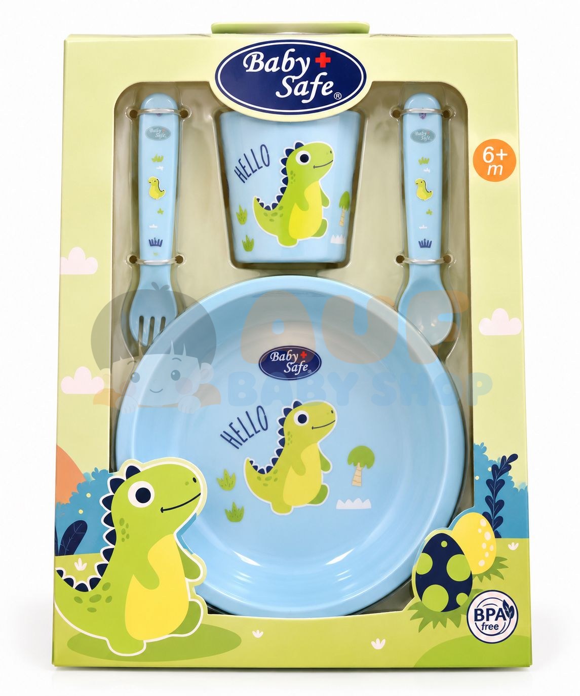 Feeding Set Blue Baby Safe - FS66B
