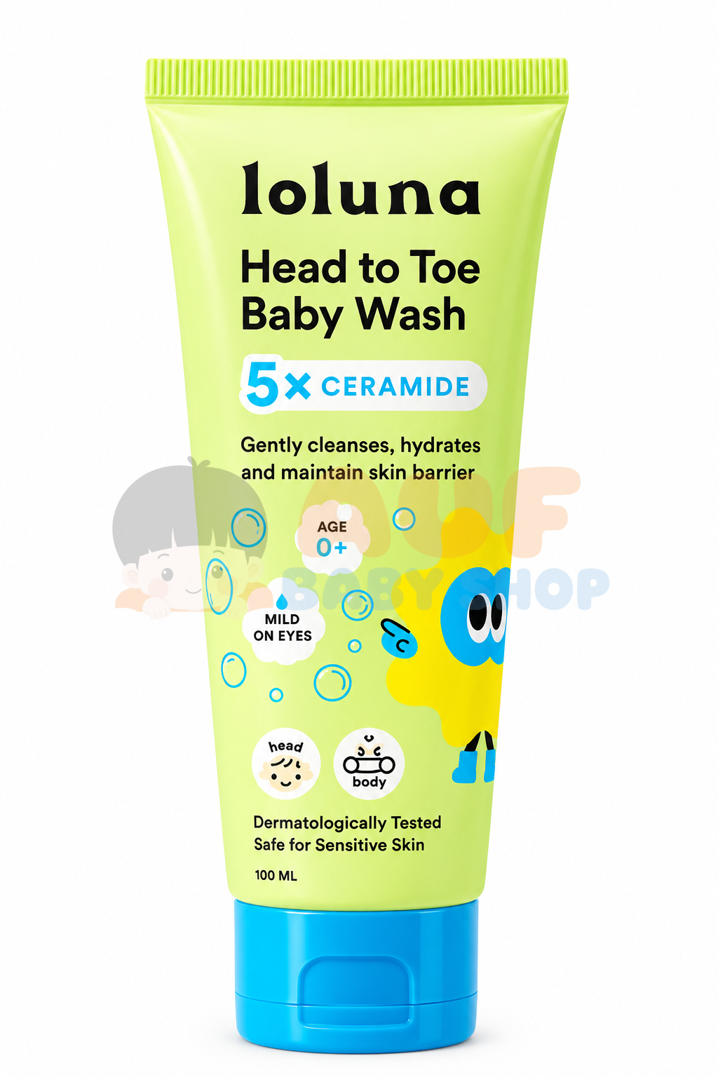 LOLUNA HEAD TO TOE BABY WASH 100 ML