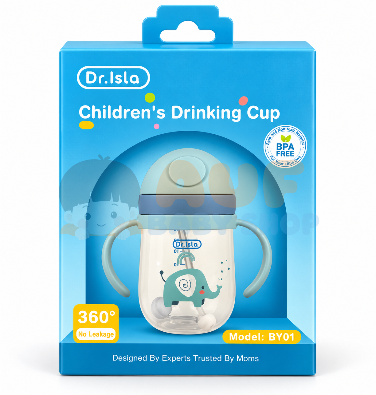 Dr Isla Childrens Drinking Cup 250ml -Blue DBY01BU