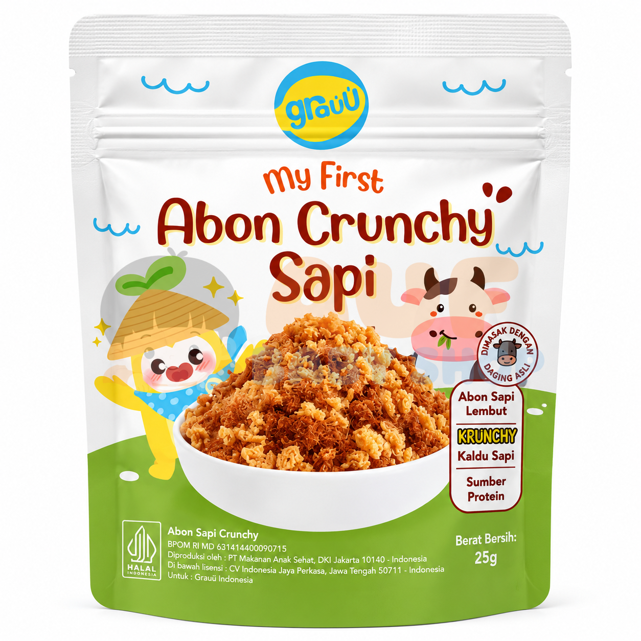 Grouu Abon Crunchy Sapi (25g)