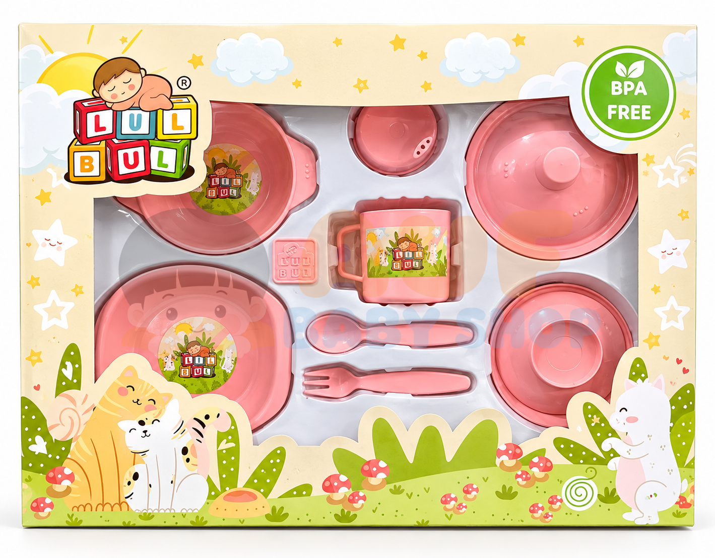 Lilbul Feeding Set L Pink