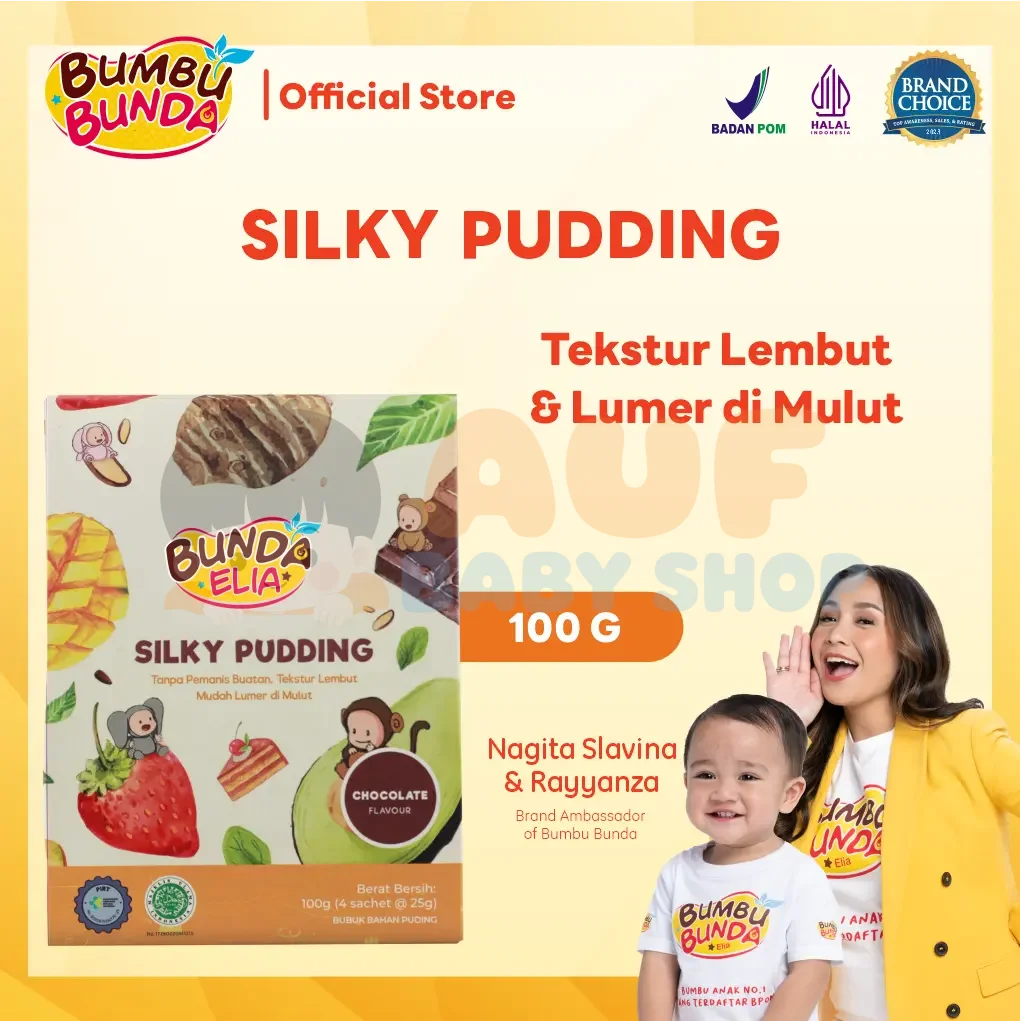Bumbu Bunda Silky Pudding Chocolate 4 x 25 gr