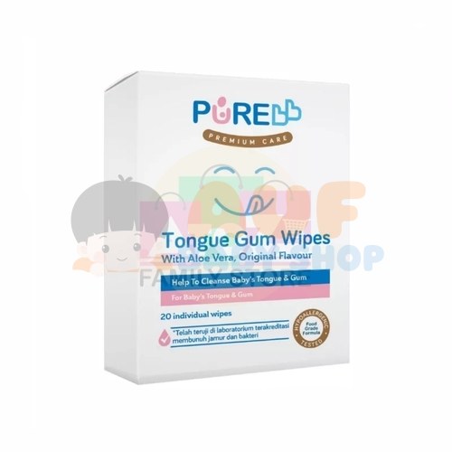 PUREBB TONGUE GUM WIPES ORIGINAL