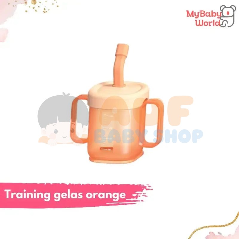 SM Curve Straw Cup (Orange)