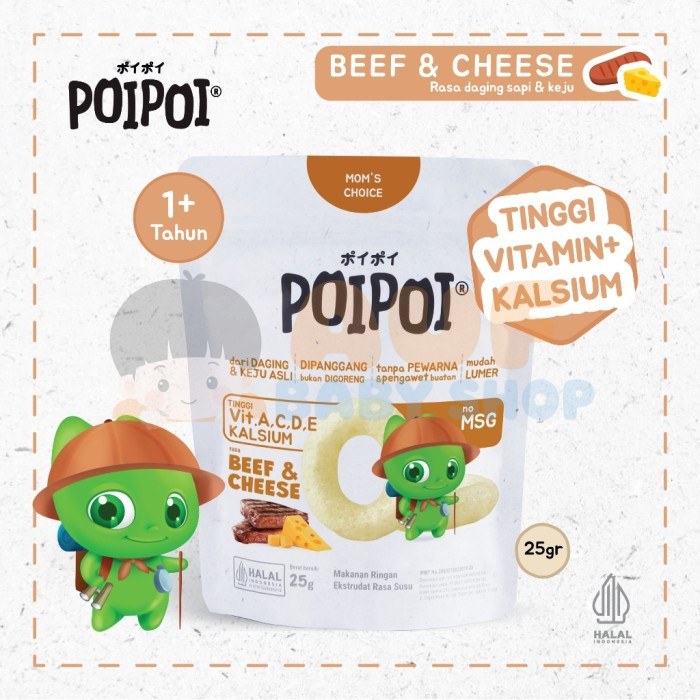 POIPOI BEEF & CHEESE 25GR