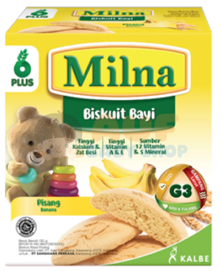 MILNA BABY BISKUIT PISANG 110G