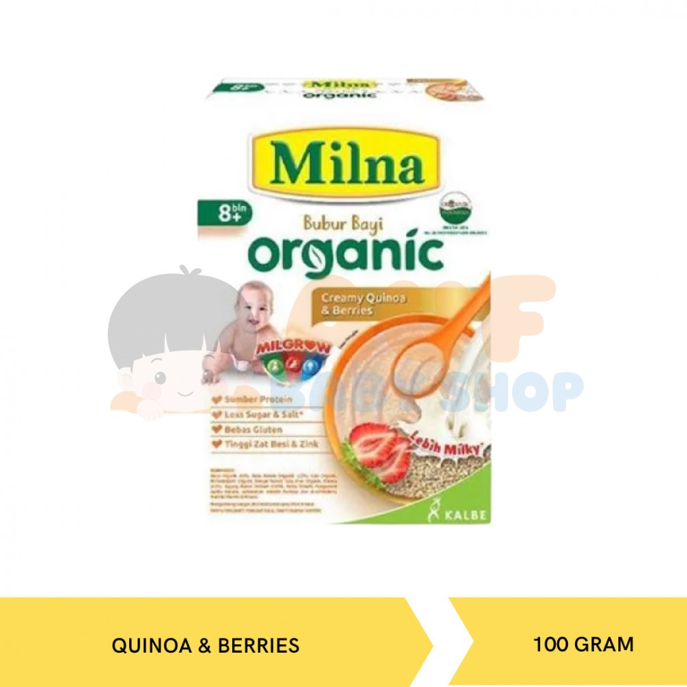 MILNA ORGNK 8+ QUINOA 100G