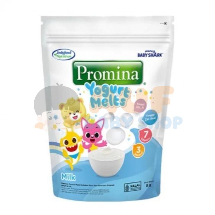 PROMINA YOGURT MELTS MILK 8G