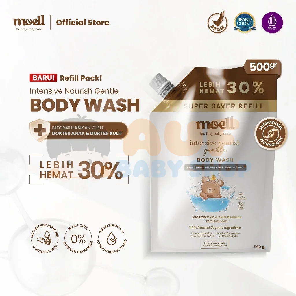 Moell Body Wash Refill 500 gr